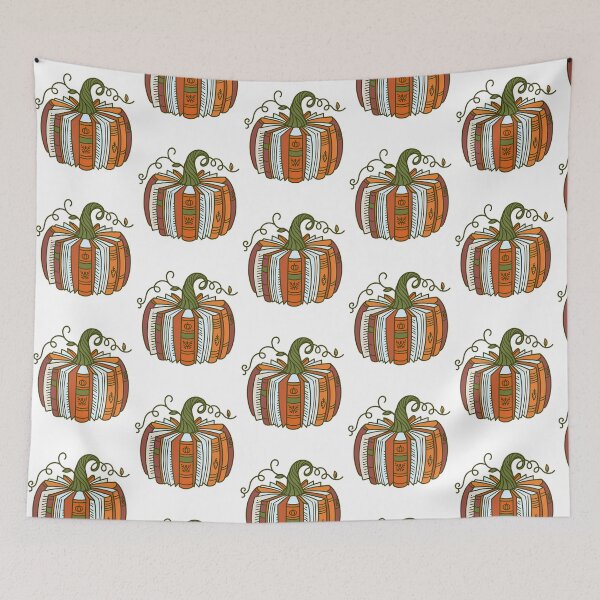 Item preview, Fall Book Pumpkin Halloween Librarian Teacher Spooky Bookish designed and sold by TasuDesigners.