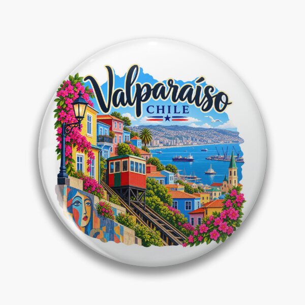 Item preview, Valparaíso, Chile designed and sold by Myra365Art.