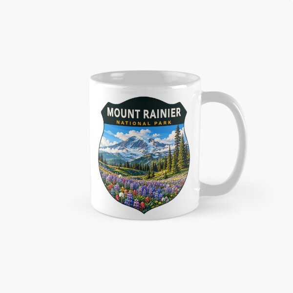 Item preview, Mount Rainier National Park Retro Design designed and sold by Gideon Emmerich.