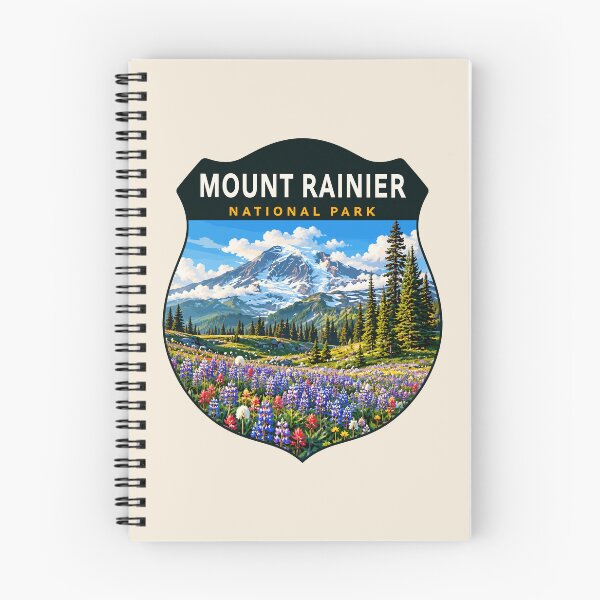 Item preview, Mount Rainier National Park Retro Design designed and sold by Gideon Emmerich.