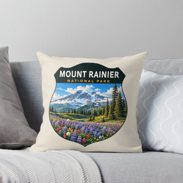 Item preview, Mount Rainier National Park Retro Design designed and sold by Gideon Emmerich.