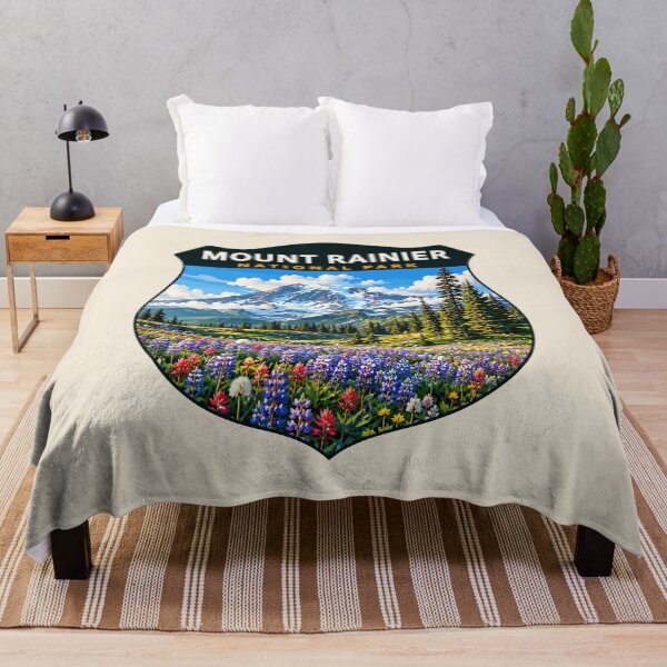 Item preview, Mount Rainier National Park Retro Design designed and sold by Gideon Emmerich.