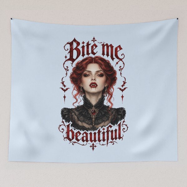 Item preview, Bite Me Beautiful – Gothic Vampire Girl designed and sold by SweetLilith.