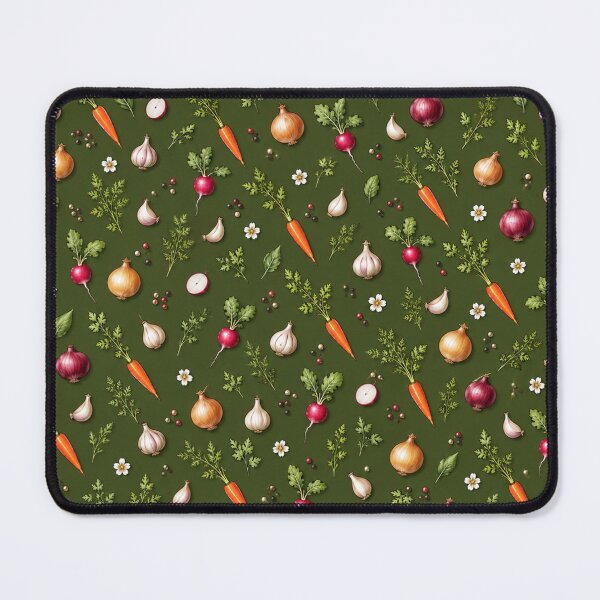 Item preview, Garden Harvest Vegetable Pattern – Carrots Radishes Onions & Garlic designed and sold by HO•Designs.