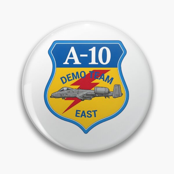 Item preview, USAF A-10 Demonstration Team East Emblem Patch designed and sold by CharlieDesings.
