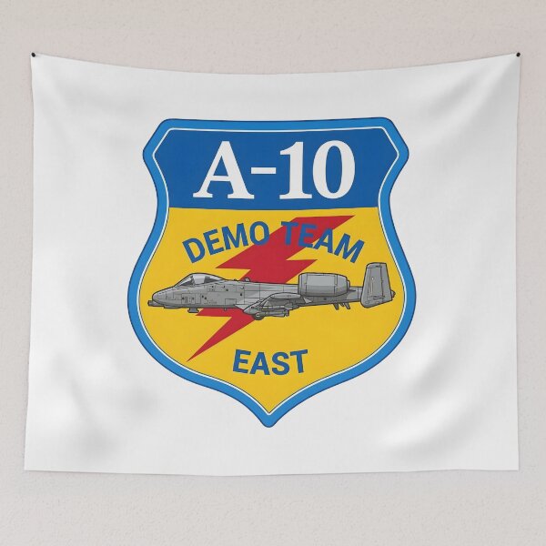 Item preview, USAF A-10 Demonstration Team East Emblem Patch designed and sold by CharlieDesings.