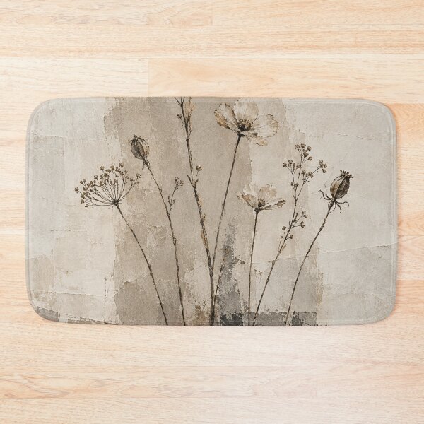 Item preview, Floral Nordic Stillness  designed and sold by WeaveSphere.