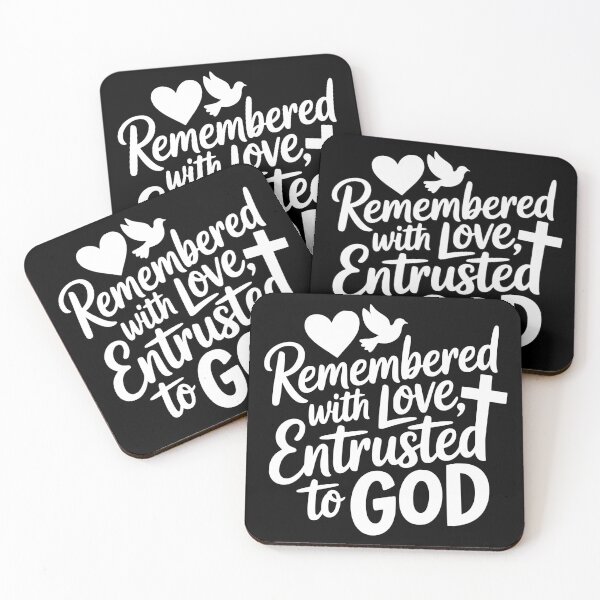 Item preview, Remembered with Love, Entrusted to God designed and sold by theartfulaspie.