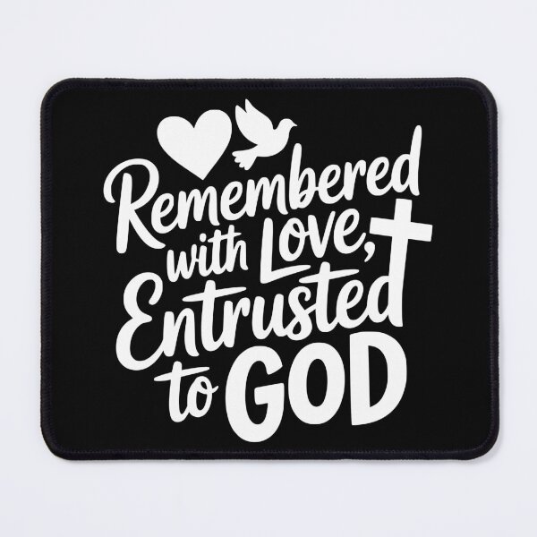 Item preview, Remembered with Love, Entrusted to God designed and sold by theartfulaspie.