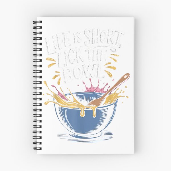 Item preview, Life Is Short Lick The Bowl Cooking Fun T-Shirt designed and sold by Offhand.