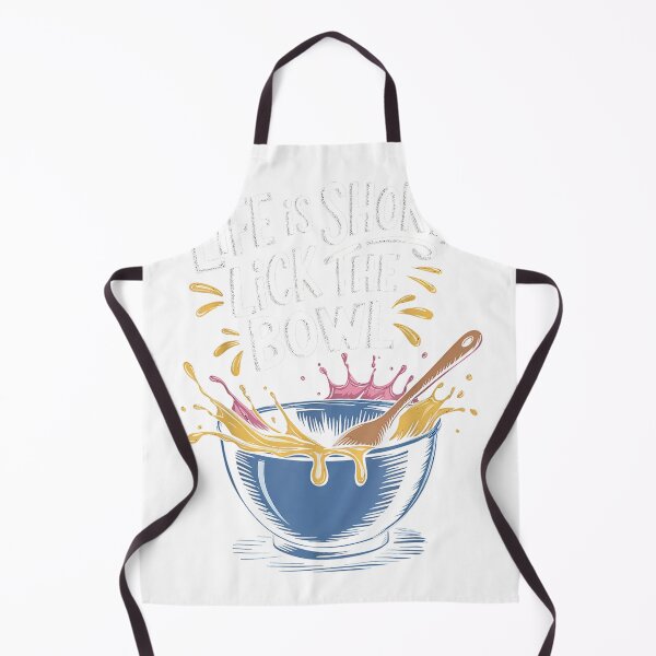 Item preview, Life Is Short Lick The Bowl Cooking Fun T-Shirt designed and sold by Offhand.