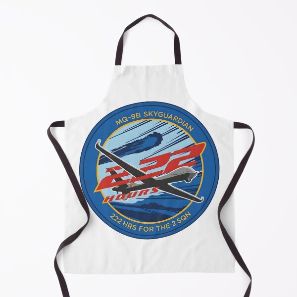 Item preview, Belgian Air Force MQ-9B SkyGuardian "222 Hours for 2 SQN" Milestone Patch designed and sold by CharlieDesings.