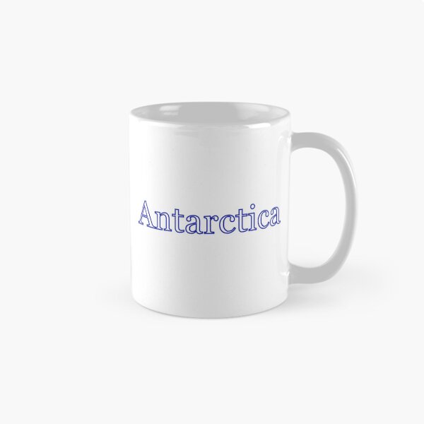 Item preview, Antarctica the word in blue with white inside letters designed and sold by Snarkers Promotions .