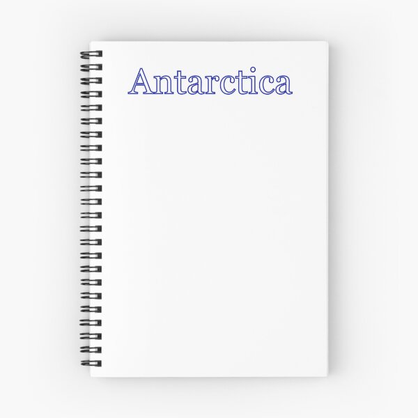 Item preview, Antarctica the word in blue with white inside letters designed and sold by Snarkers Promotions .