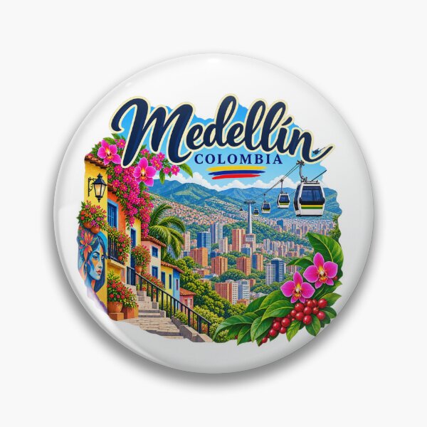 Item preview, Medellín, Colombia designed and sold by Myra365Art.