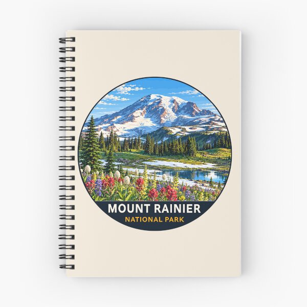 Item preview, Mount Rainier National Park Retro Design designed and sold by Gideon Emmerich.