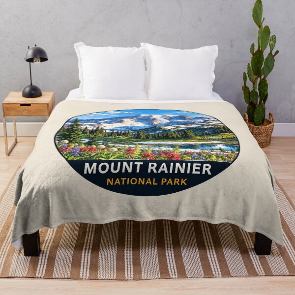 Item preview, Mount Rainier National Park Retro Design designed and sold by Gideon Emmerich.