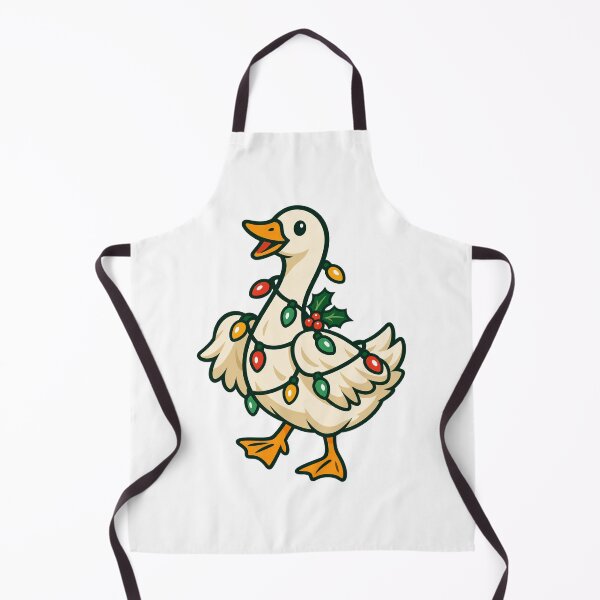 Item preview, Funny Goose Wrapped in Christmas Lights designed and sold by skyartdesign.
