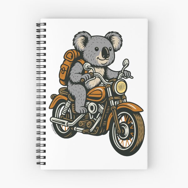 Item preview, Koala Motorcycle: Funny Animal Biker, Adventure Rider Gift designed and sold by Aritxa.