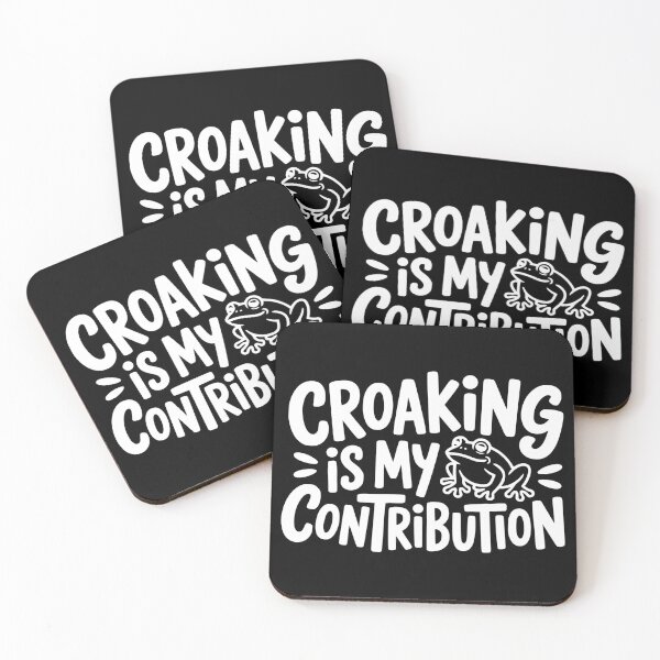 Item preview, Croaking Is My Contribution designed and sold by theartfulaspie.