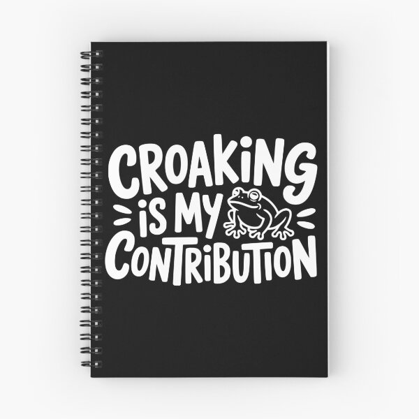 Item preview, Croaking Is My Contribution designed and sold by theartfulaspie.