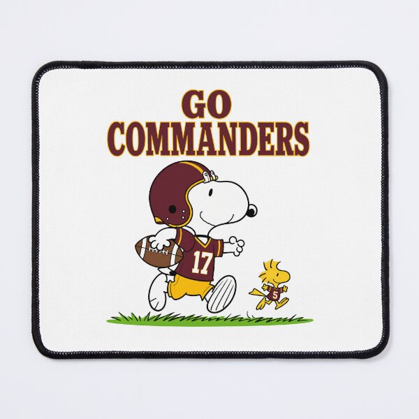 Item preview, Snoopy & Woodstock Washington Commanders Football Retro F394 designed and sold by GLUVY-THEME.