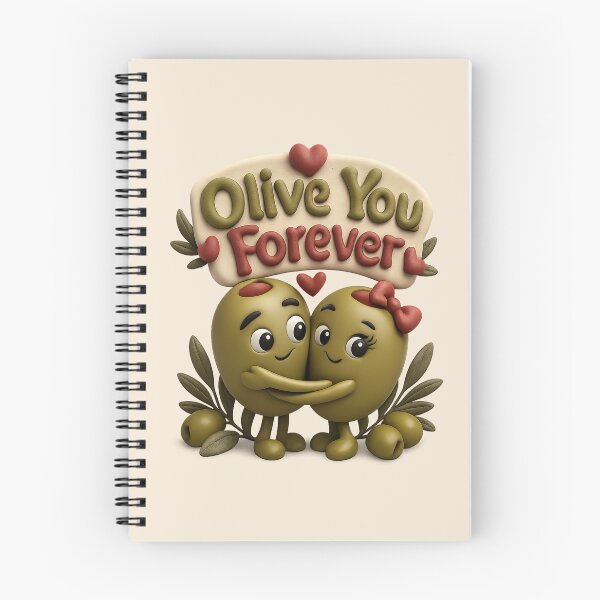 Item preview, Olive You Forever | Cute Olive Couple Pun designed and sold by Moons Studio.