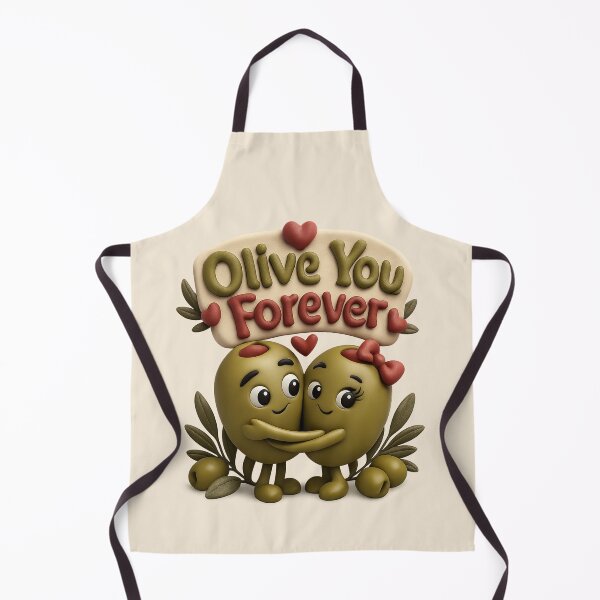 Item preview, Olive You Forever | Lindo juego de palabras de pareja Olive designed and sold by Moons Studio.