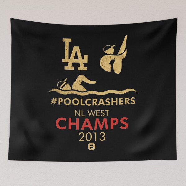 Item preview, LA Dodgers - #POOLCRASHERS - NL West Champs 2013 designed and sold by theandroidvivz.