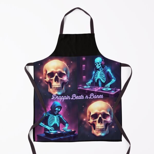 Item preview, DJ Skeletons Neon Rave - Droppin Beats Art designed and sold by soin10s-designs.