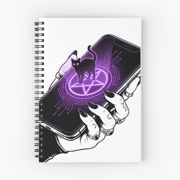 Item preview, Witchcore Smartphone Pentagram Moon Phase Tattoo Spooky All Year designed and sold by WorldShop17.