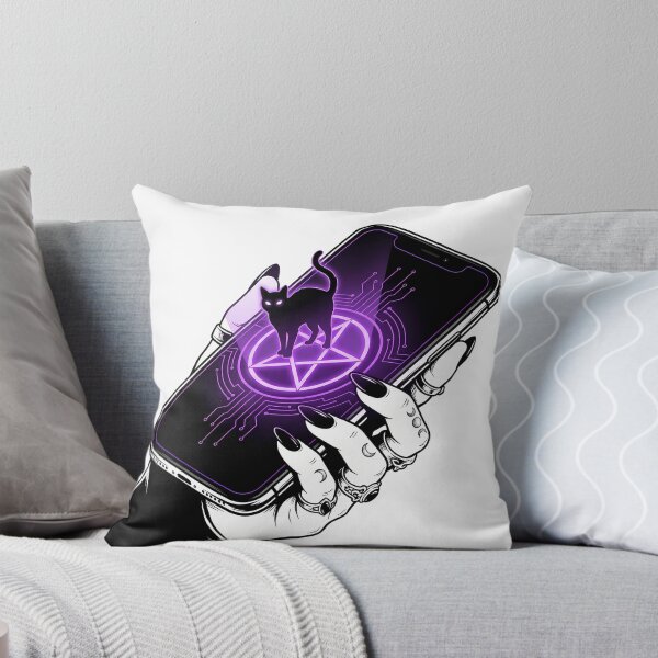 Item preview, Witchcore Smartphone Pentagram Moon Phase Tattoo Spooky All Year designed and sold by WorldShop17.