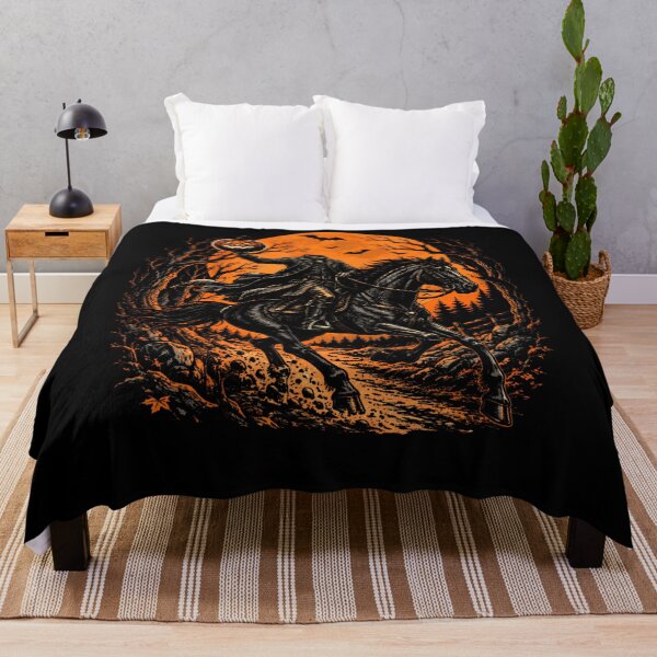 Item preview, Headless Pumpkin Rider Haunted Funny Halloween designed and sold by Alzasshop.