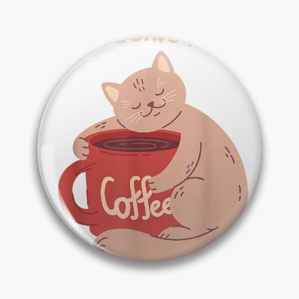 Item preview, Life Begins After Coffee - Coffee Lover Caffeine Sleepy Cat T-Shirt designed and sold by hapitoss.