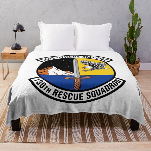 Item preview, USAF 130th Rescue Squadron (130th RQS) Emblem Patch designed and sold by CharlieDesings.