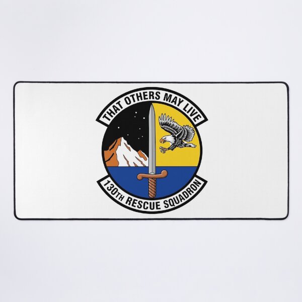 Item preview, USAF 130th Rescue Squadron (130th RQS) Emblem Patch designed and sold by CharlieDesings.
