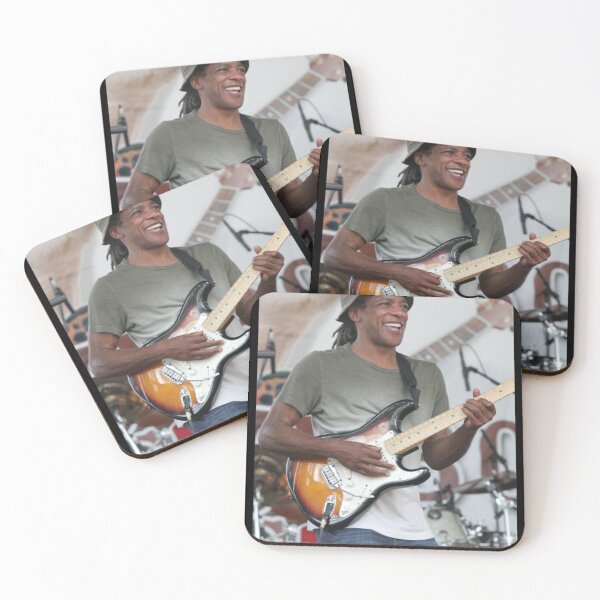 Item preview, Happy Musician Playing Electric Guitar Stage Portrait designed and sold by PietroSchultz.