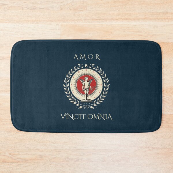 Item preview, Amor Vincit Omnia – Love Conquers All Latin Quote, Classical Romantic Design designed and sold by semenol.