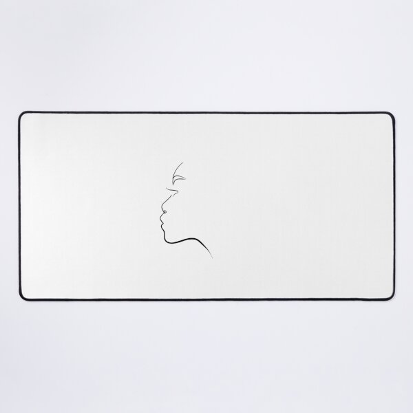 Item preview, Fine line art side portrait designed and sold by PurpleClouds26.