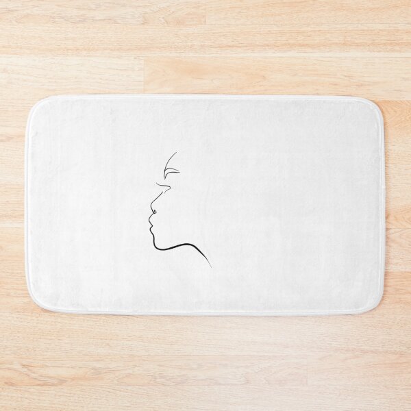 Item preview, Fine line art side portrait  designed and sold by PurpleClouds26.