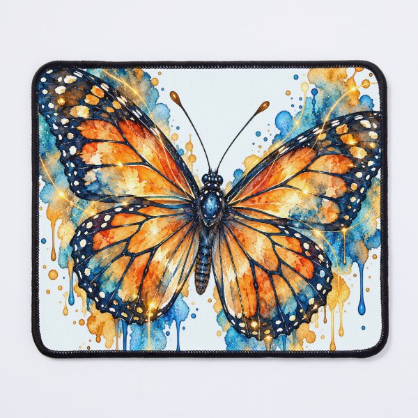 Item preview, Luminous Watercolor Monarch designed and sold by Peachy Dreams.