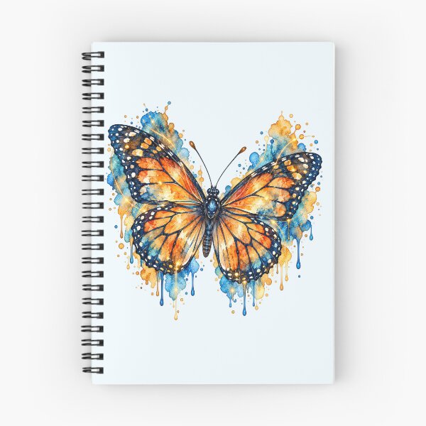Item preview, Luminous Watercolor Monarch designed and sold by Peachy Dreams.