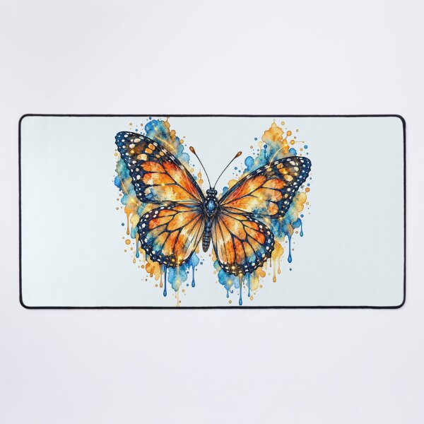 Item preview, Luminous Watercolor Monarch designed and sold by Peachy Dreams.