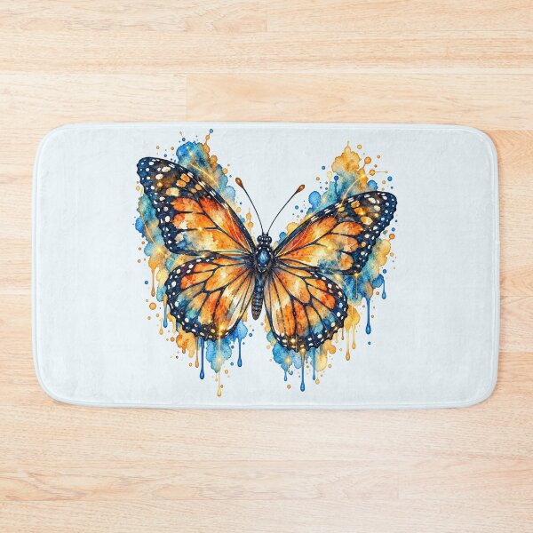 Item preview, Luminous Watercolor Monarch designed and sold by Peachy Dreams.