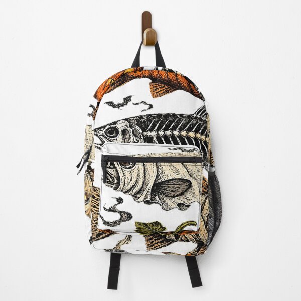 Item preview, Halloween Trout Fish Ghost Pumpkin Skeleton Mummy designed and sold by nryum.