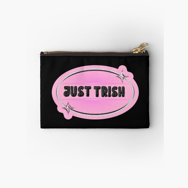 Item preview, JUST TRISH, TRISHA PAYTAS, BLACK FUZZY LETTERS, GLITTER designed and sold by larissa-myrie.