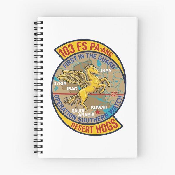 Item preview, USAF 103rd Fighter Squadron PA-ANG Operation Southern Watch Patch designed and sold by CharlieDesings.