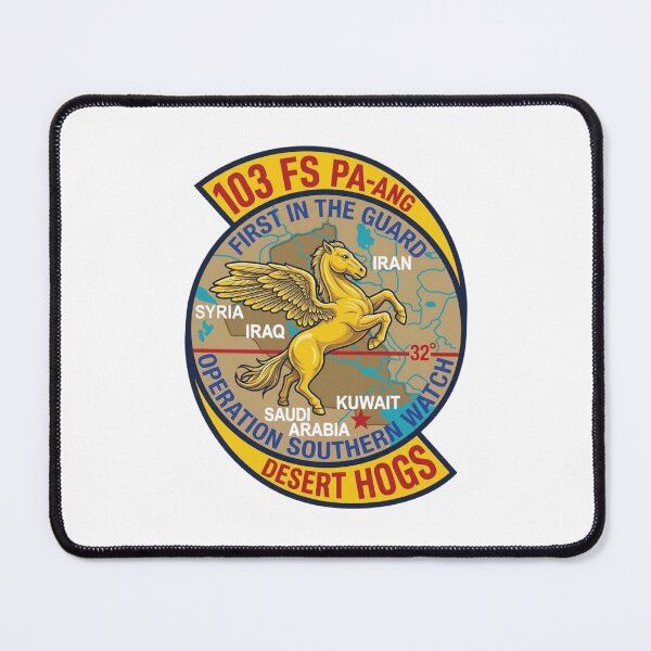 Item preview, USAF 103rd Fighter Squadron PA-ANG Operation Southern Watch Patch designed and sold by CharlieDesings.