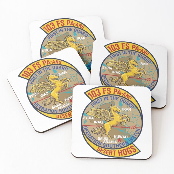 Item preview, USAF 103rd Fighter Squadron PA-ANG Operation Southern Watch Patch designed and sold by CharlieDesings.