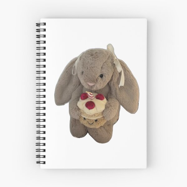 Item preview, jellycat bow bunny and cake designed and sold by teethfairy.